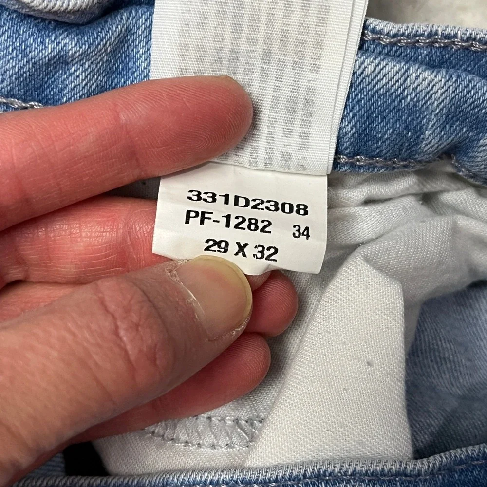 Hollister Jeans Mens 29x32 Light Wash Skinny Epic Flex Denim Pants PF-1282‎ 34
